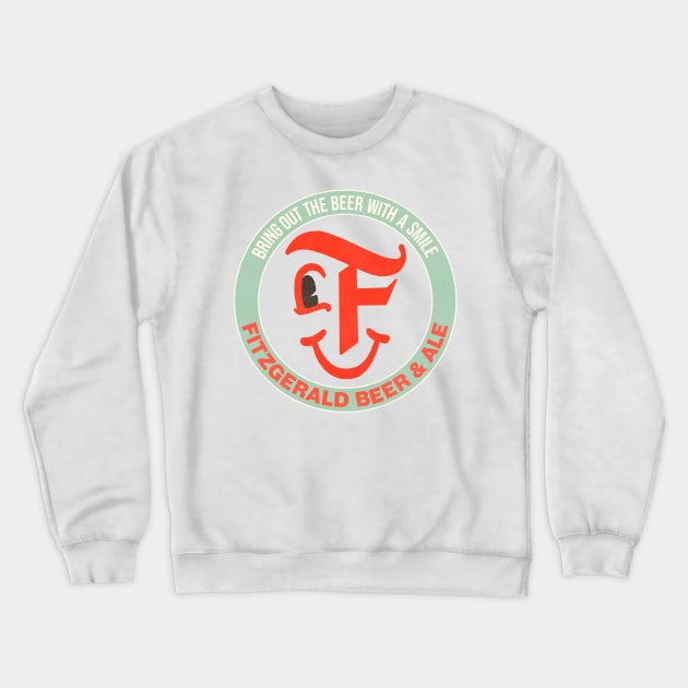 Fitzgerald Retro Defunct Beer & Ale Crewneck Sweatshirt by darklordpug